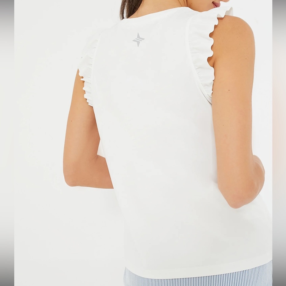 TNUCK SPORT
White Ruffle Lea Tank - Picture 5 of 12